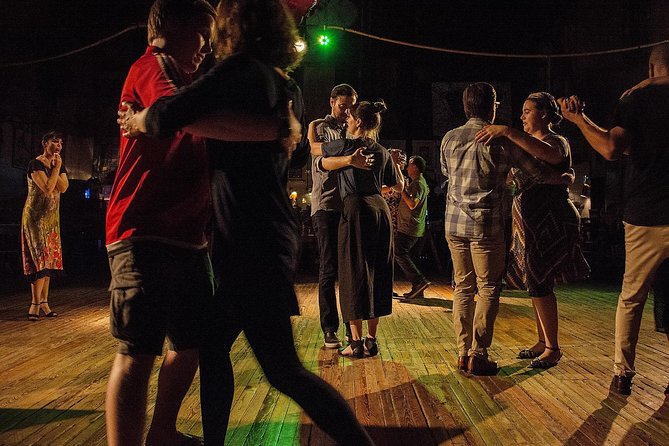 Tango at a milonga