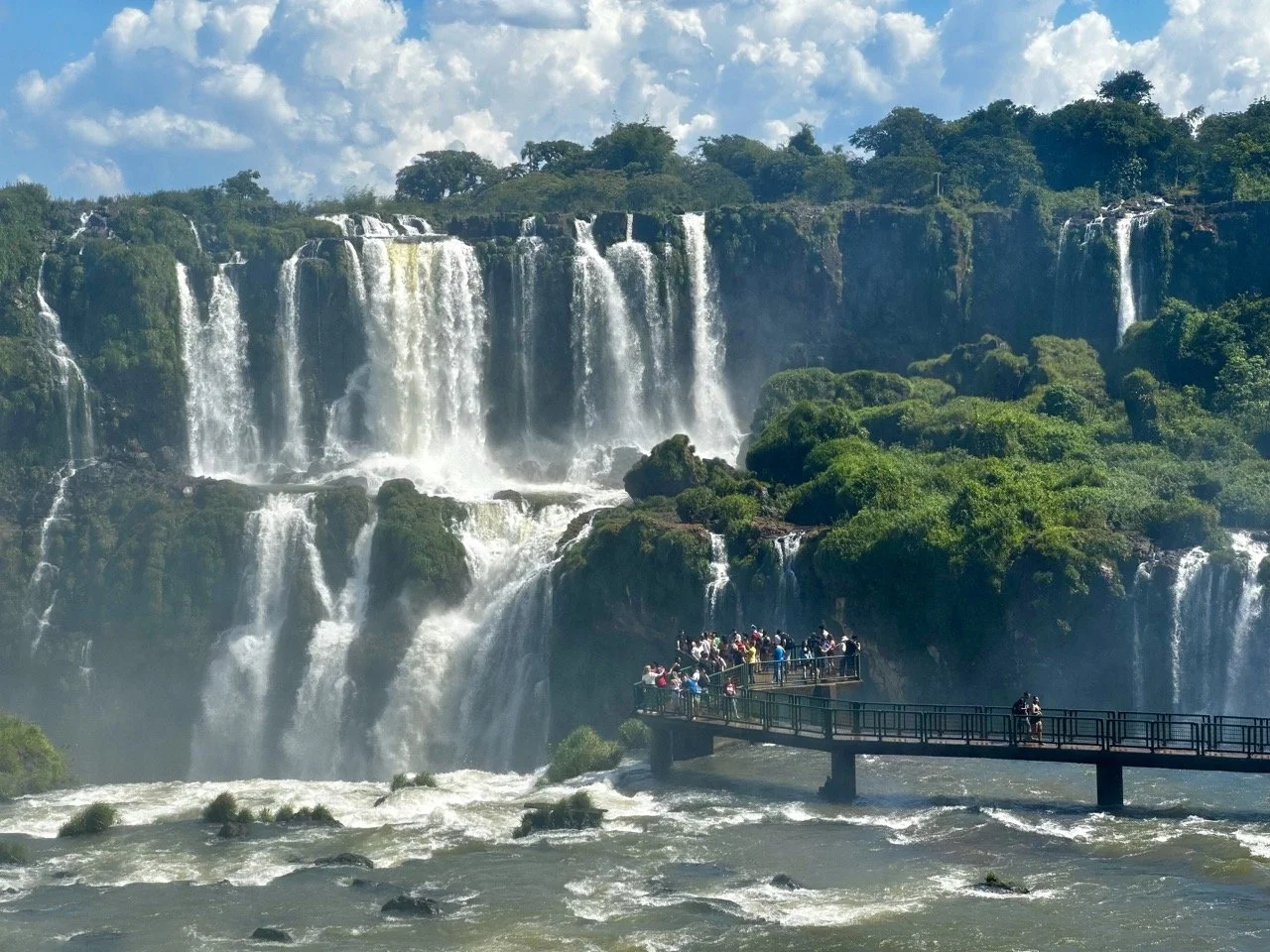 Argentine side of the falls